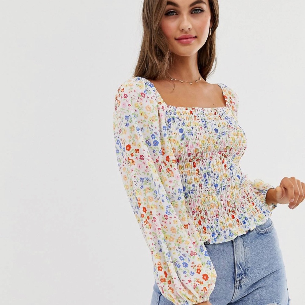 ASOS long sleeve blouse